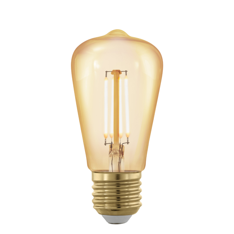 LM-E27-LED ST48 4W AMBER 1700K 1STK