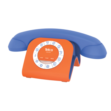 Ενσύρματο τηλέφωνο Jack για Smartphone Πορτοκαλί Μπλε GCE 3100
